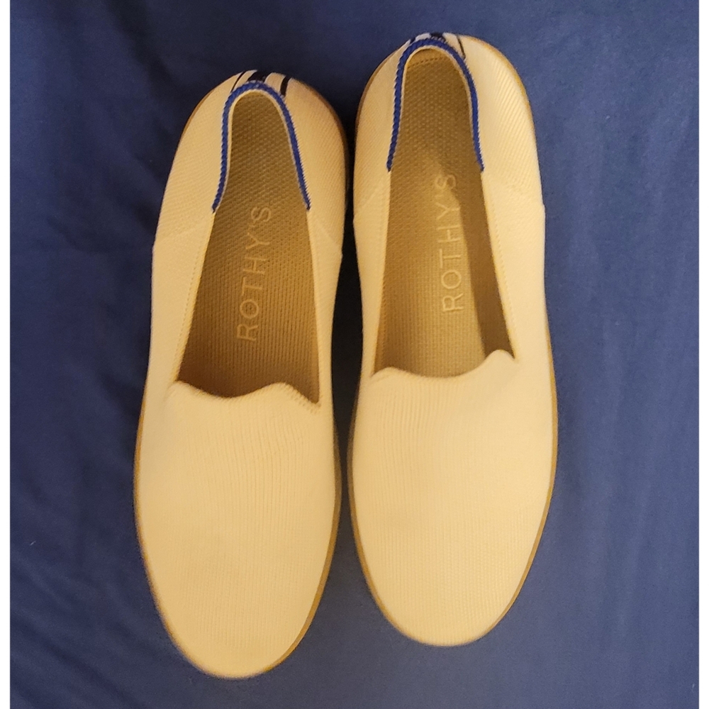 Rothys Cream Slip Ons